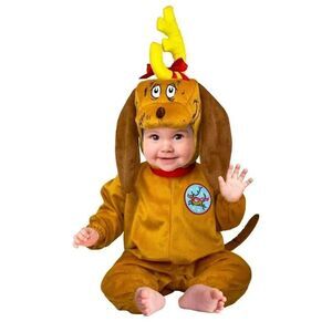 Dr. Seuss Max Infant Christmas Costume 6-12 Months